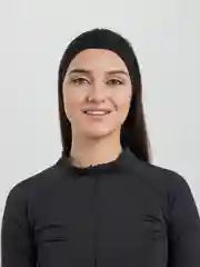 Черный трикотажная повязка на голову