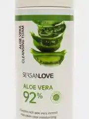 Пенка для умывания с щеточкой Sersanlove с экстрактом алоэ вера 92%, 150 мл