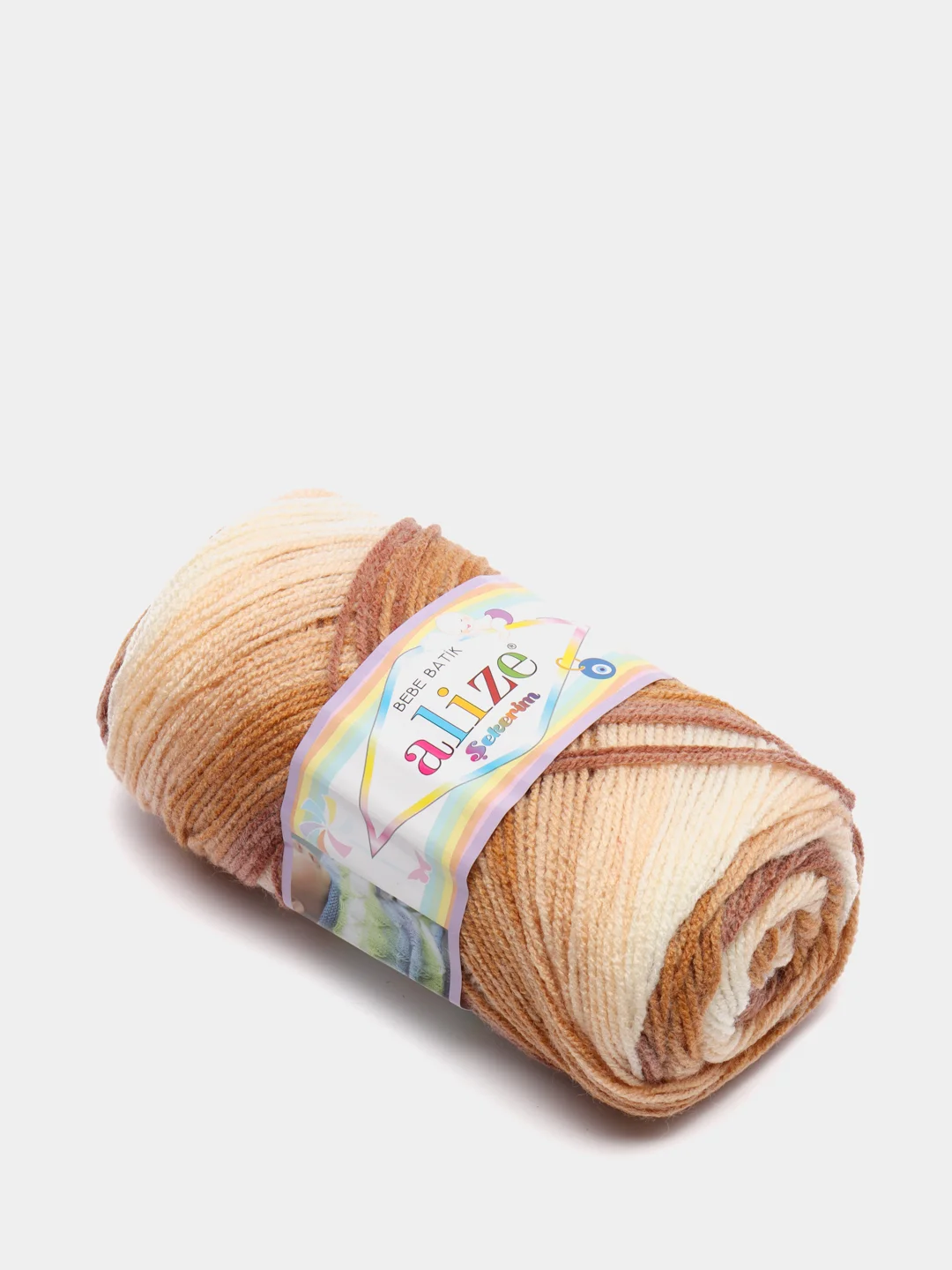 Карамельный пряжа Alize Sekerim Bebe batik (Ализе Шекерим Беби батик)
