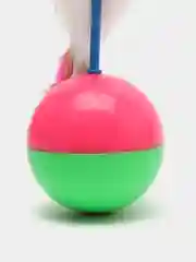 Игрушка для кошек Неваляшка с перьями