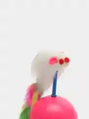 Игрушка для кошек Неваляшка с перьями