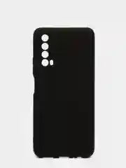 Черный чехол с бархатом внутри для Huawei P SMART 2021