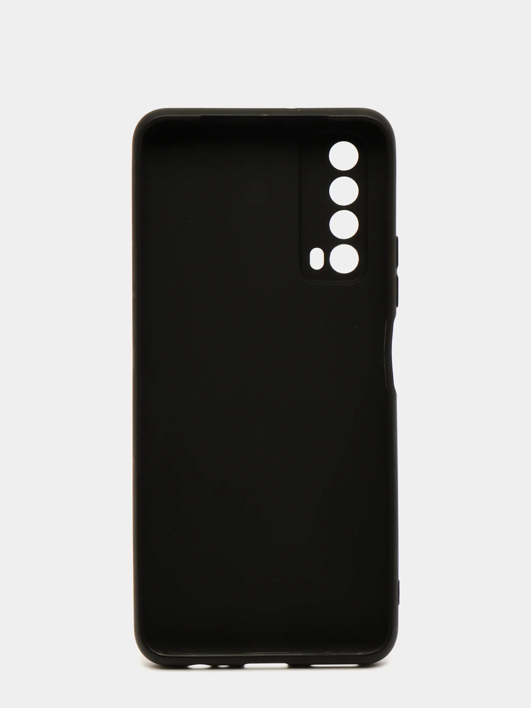 Черный чехол с бархатом внутри для Huawei P SMART 2021