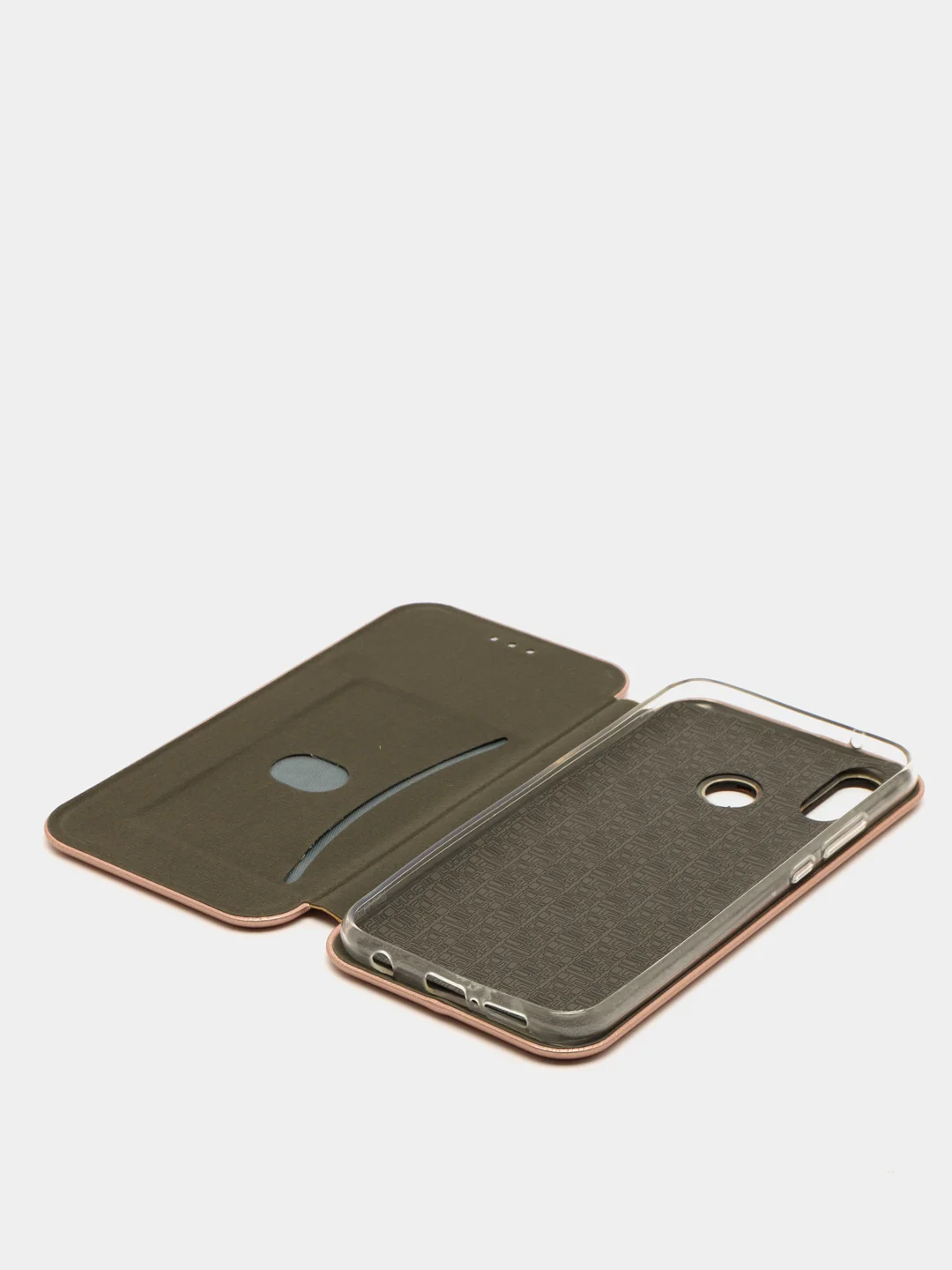 Медный чехол книжка Huawei P20 lite
