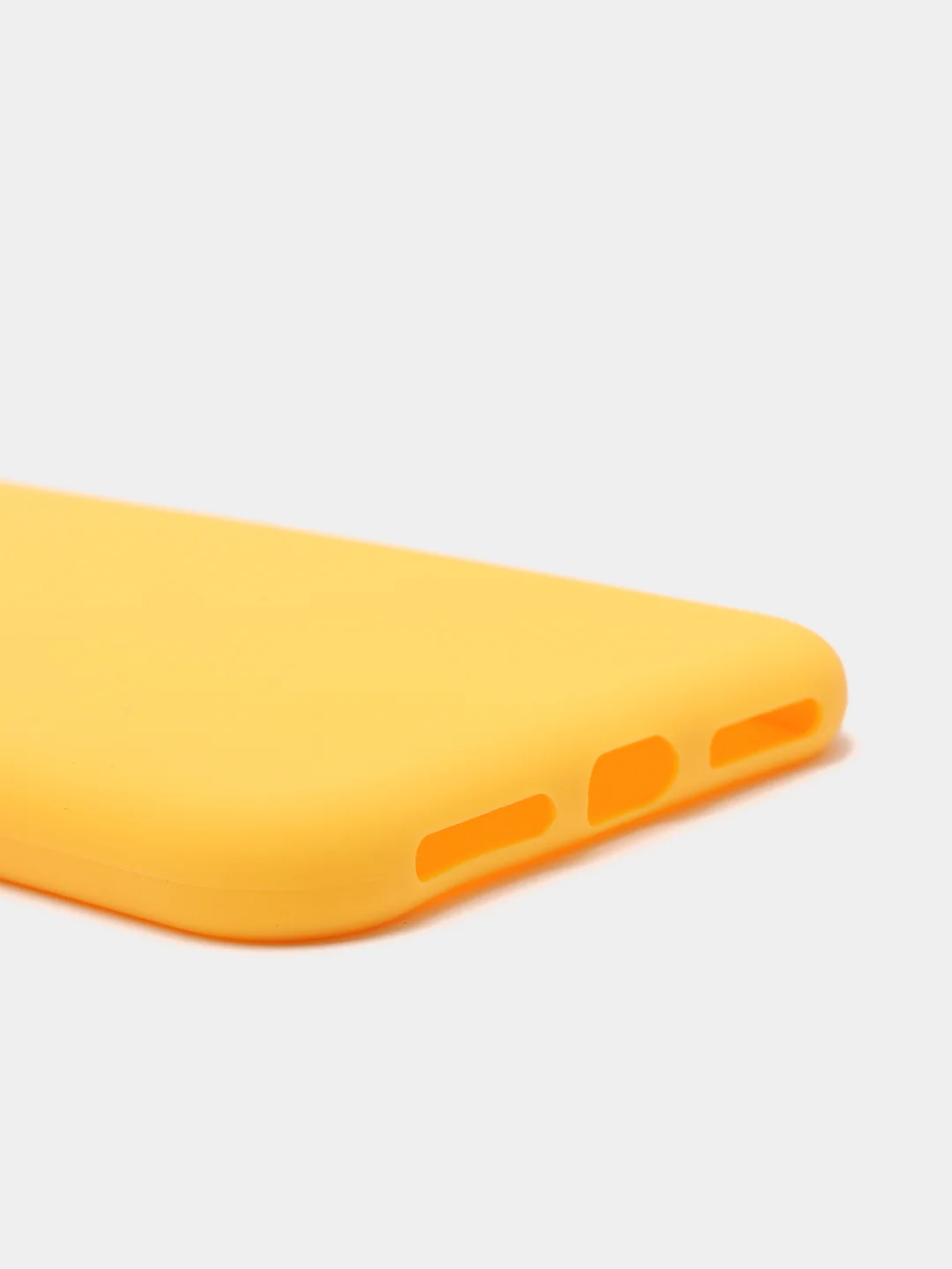 Желтый чехол для Apple iPhone X / XS силиконовый, 14 цветов