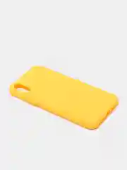 Желтый чехол для Apple iPhone X / XS силиконовый, 14 цветов