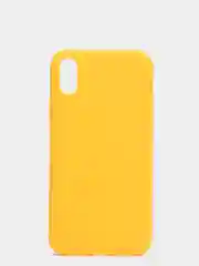 Желтый чехол для Apple iPhone X / XS силиконовый, 14 цветов