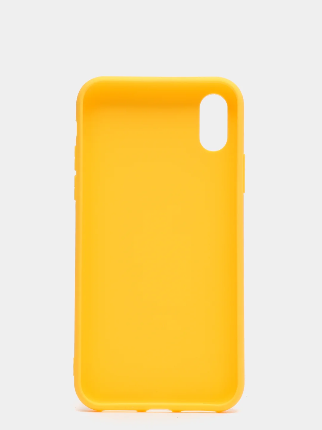 Желтый чехол для Apple iPhone X / XS силиконовый, 14 цветов