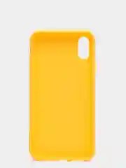 Желтый чехол для Apple iPhone X / XS силиконовый, 14 цветов