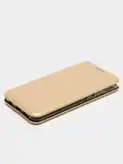 Золотой чехол книжка Huawei P20 lite