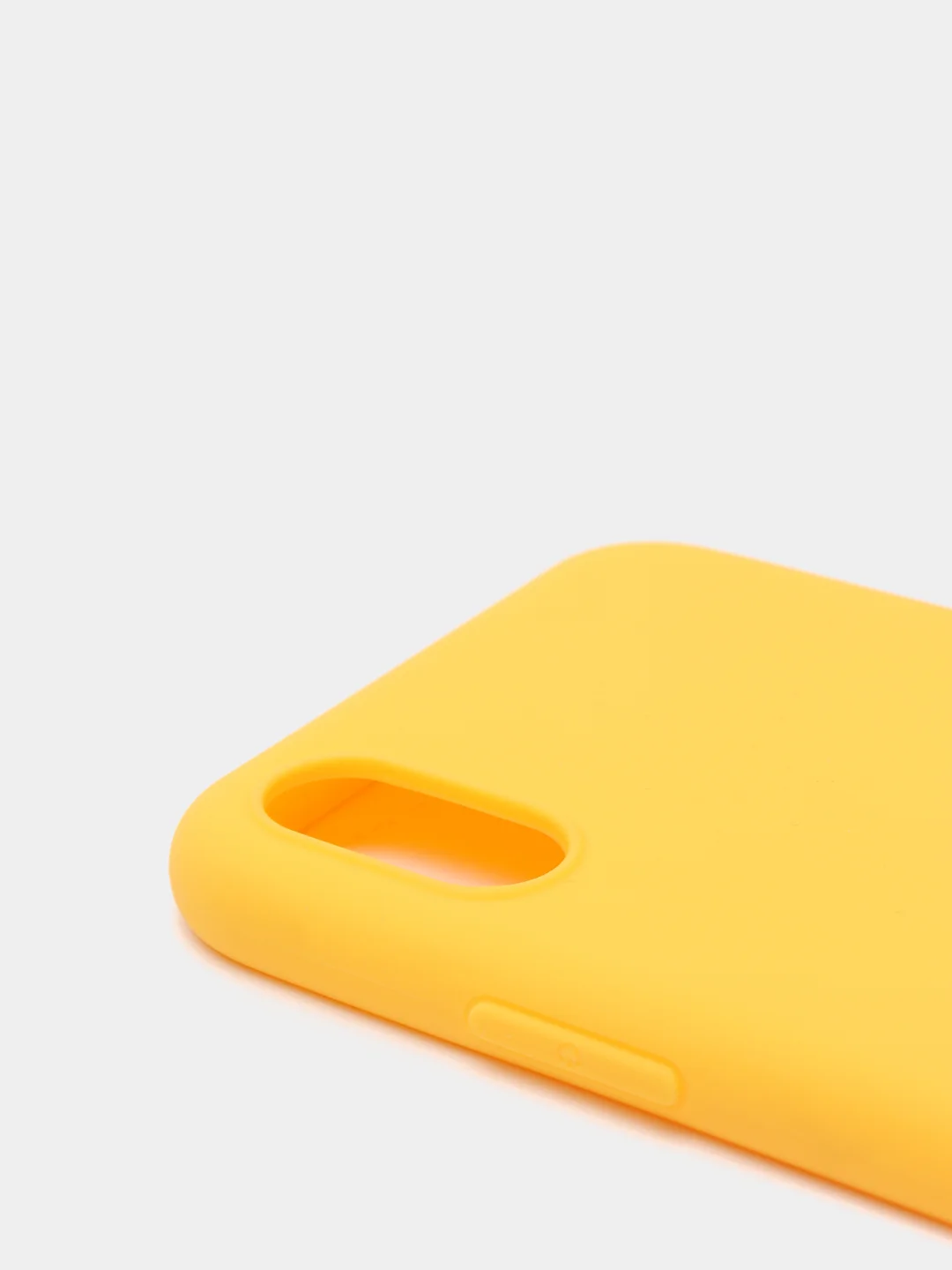 Желтый чехол для Apple iPhone X / XS силиконовый, 14 цветов