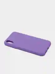 Фиолетовый чехол для Apple iPhone X / XS силиконовый, 14 цветов