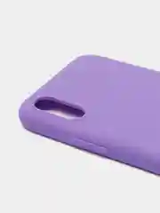 Фиолетовый чехол для Apple iPhone X / XS силиконовый, 14 цветов
