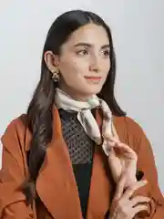 Карамельный шейный платок, 48 х 48 см, 16 расцветок