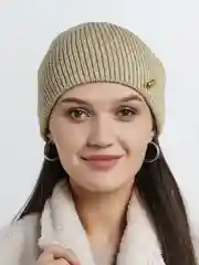 Бежевый шапка женская весенняя , разные цвета