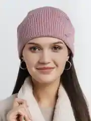 Розовый шапка женская весенняя , разные цвета