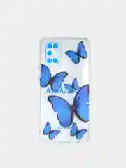 Бронзовый чехол силиконовый с рисунком для Samsung Galaxy A02, A02S, A32, A52, A72