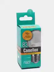 Лампа светодиодная Camelion Е27, 10 Вт, теплый белый свет
