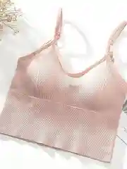 Розовый базовый топ женский