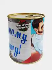Носки мужские в жестяной банке "Любимому брату"