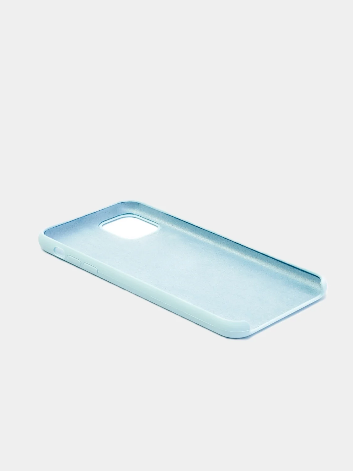 Голубой чехол-накладка Apple силиконовый для iPhone 11 Pro, 11 Pro Max