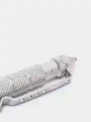 Серебряный ручка-куботан шариковая, тактическая, сплав T16, 4 цвета корпуса