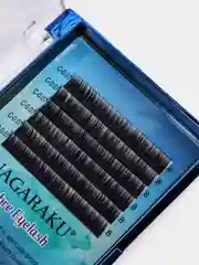 Цветные ресницы для наращивания Nagaraku Омбре, толщина 0,07
