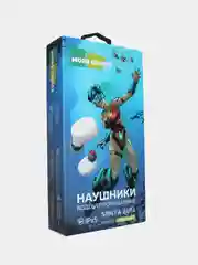 Белый bluetooth-наушники More Choice BW10S беспроводные вакуумные