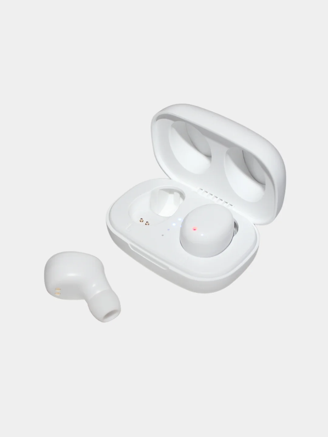 Белый bluetooth-наушники More Choice BW10S беспроводные вакуумные