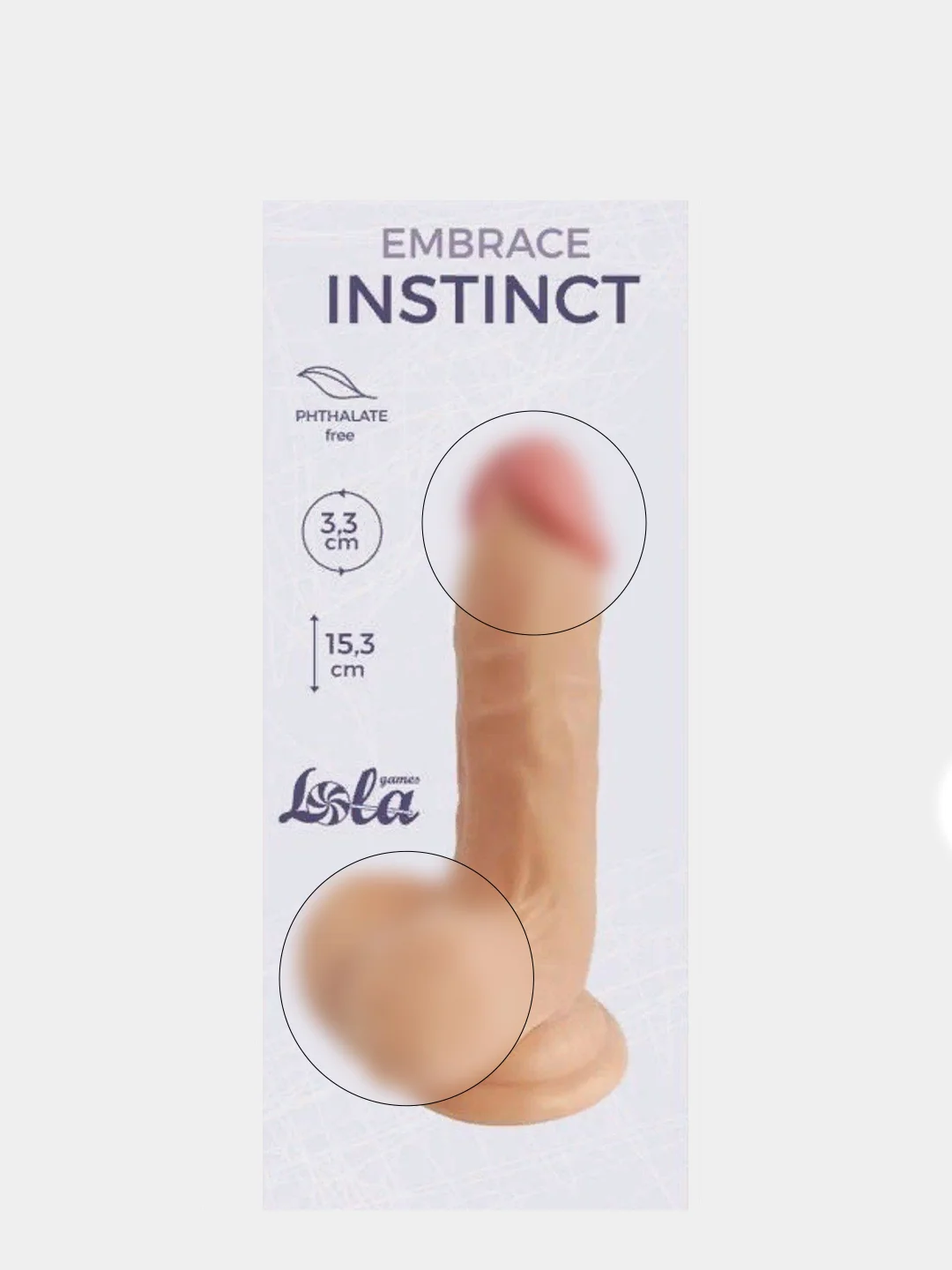 Фаллоимитатор телесный Embrace Instinct, 15,3 см