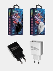 СЗУ для быстрого заряда, More choice NC71S, 2USB, 3.0A, QC 3.0 + PD