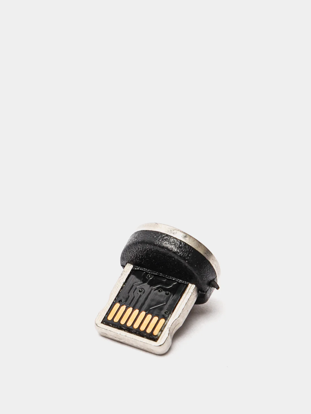 Белый магнитный кабель microUSB, type-C, Lightning