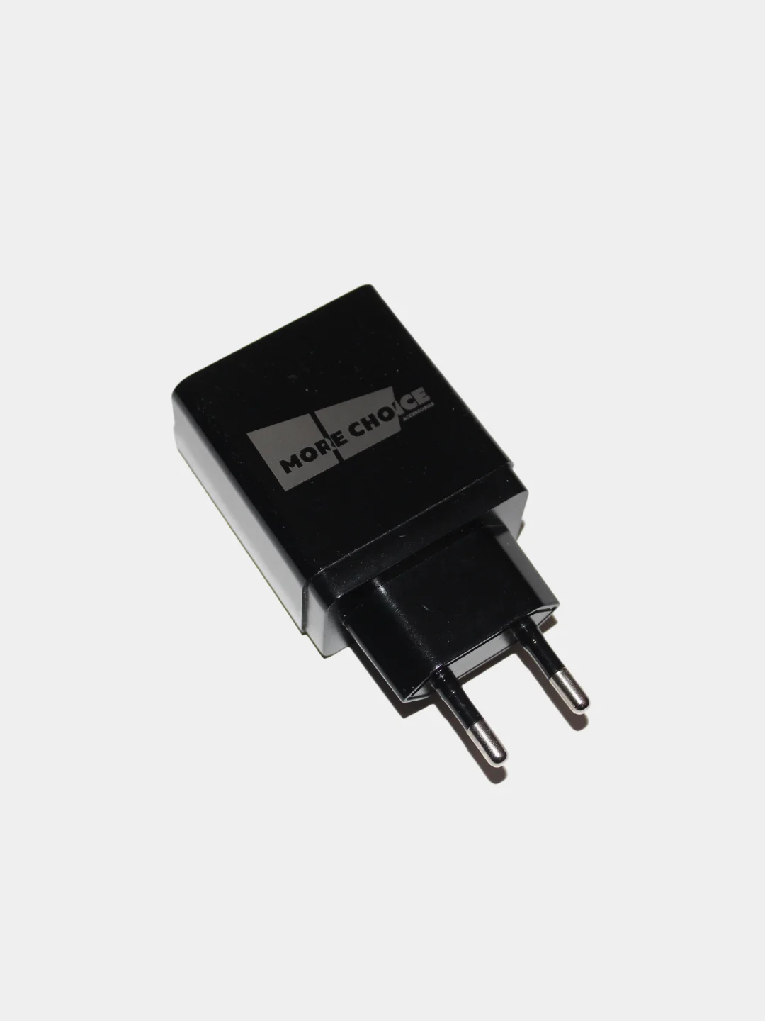 Черный сзу для быстрого заряда, More choice NC71S, 2USB, 3.0A, QC 3.0 + PD