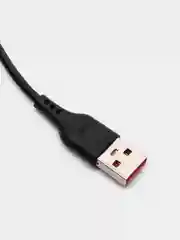 Черный кабель для зарядки DENMEN USB Type-C