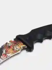 Оранжевый нож керамбит туристический