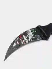 Белый нож керамбит туристический