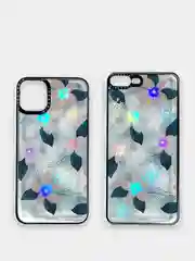 Тёмно-бирюзовый чехол Apple iPhone 11 (6.1), 7 / 8 / SE 2020, 7 Plus / 8+ твердый прозрачный с рисунком