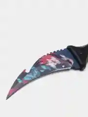 Индиго нож керамбит туристический