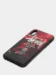 Красный светящийся чехол со стеклянным покрытием для Iphone