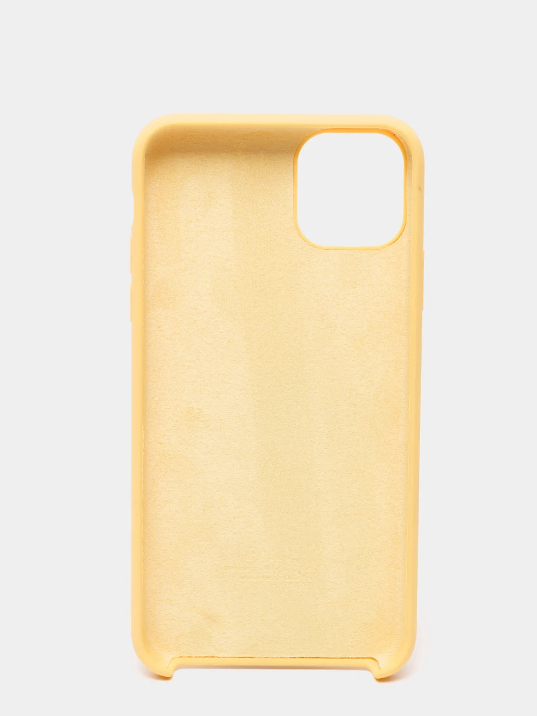 Желтый чехол силиконовый  Soft Touch  Iphone silicone case  iPhone 11 Pro Max