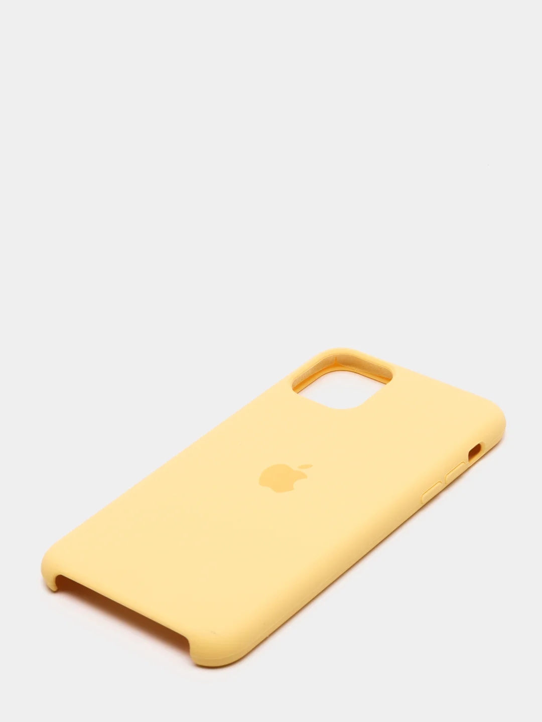 Желтый чехол силиконовый  Soft Touch  Iphone silicone case  iPhone 11 Pro Max
