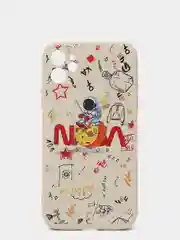 Бежевый меланж чехол iPhone 11 XR / 12 Pro Max / 7 /8 / SE2020 / силиконовый айфон про макс