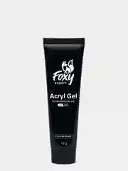Акрил-гель (Acryl gel) полигель Foxy Expert для наращивания ногтей, прозрачный
