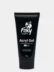 Акрил-гель (Acryl gel) полигель Foxy Expert для наращивания ногтей, прозрачный