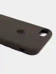 Угольный чехол Silicone Case для iPhone 7, 8, SE2, iPhone Se2 2020, с логотипом