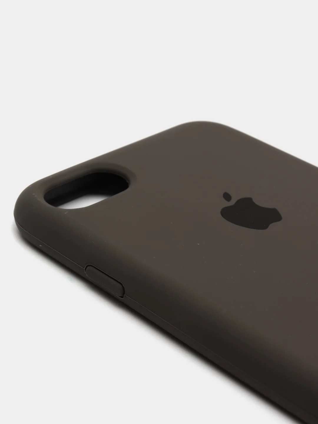 Угольный чехол Silicone Case для iPhone 7, 8, SE2, iPhone Se2 2020, с логотипом
