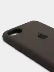 Угольный чехол Silicone Case для iPhone 7, 8, SE2, iPhone Se2 2020, с логотипом