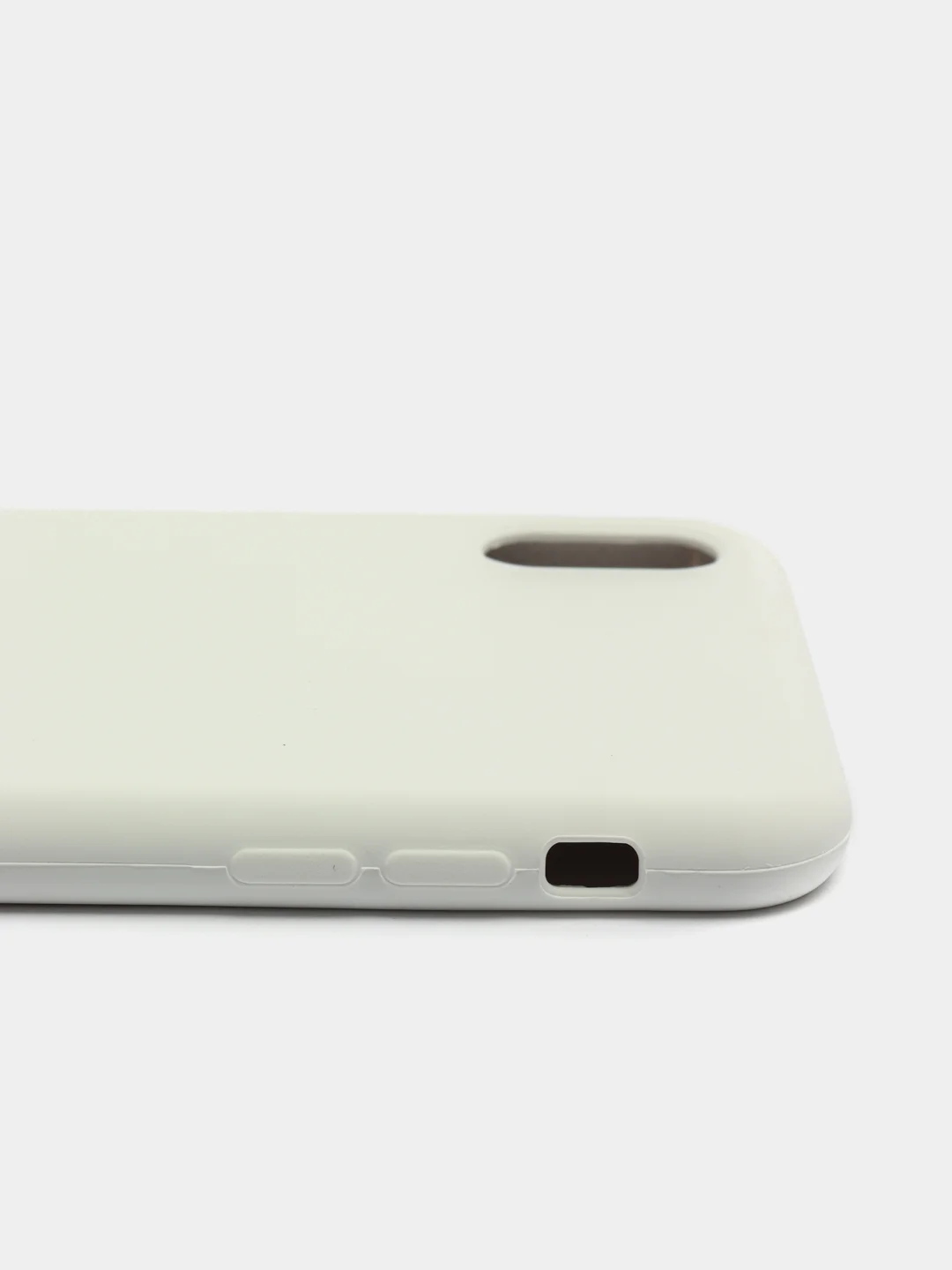 Белый чехол Silicone Case силиконовый с микрофиброй IPhone 5/5s/SE 6/6s 7/8 7+/8+ X/XS / 11 / 12