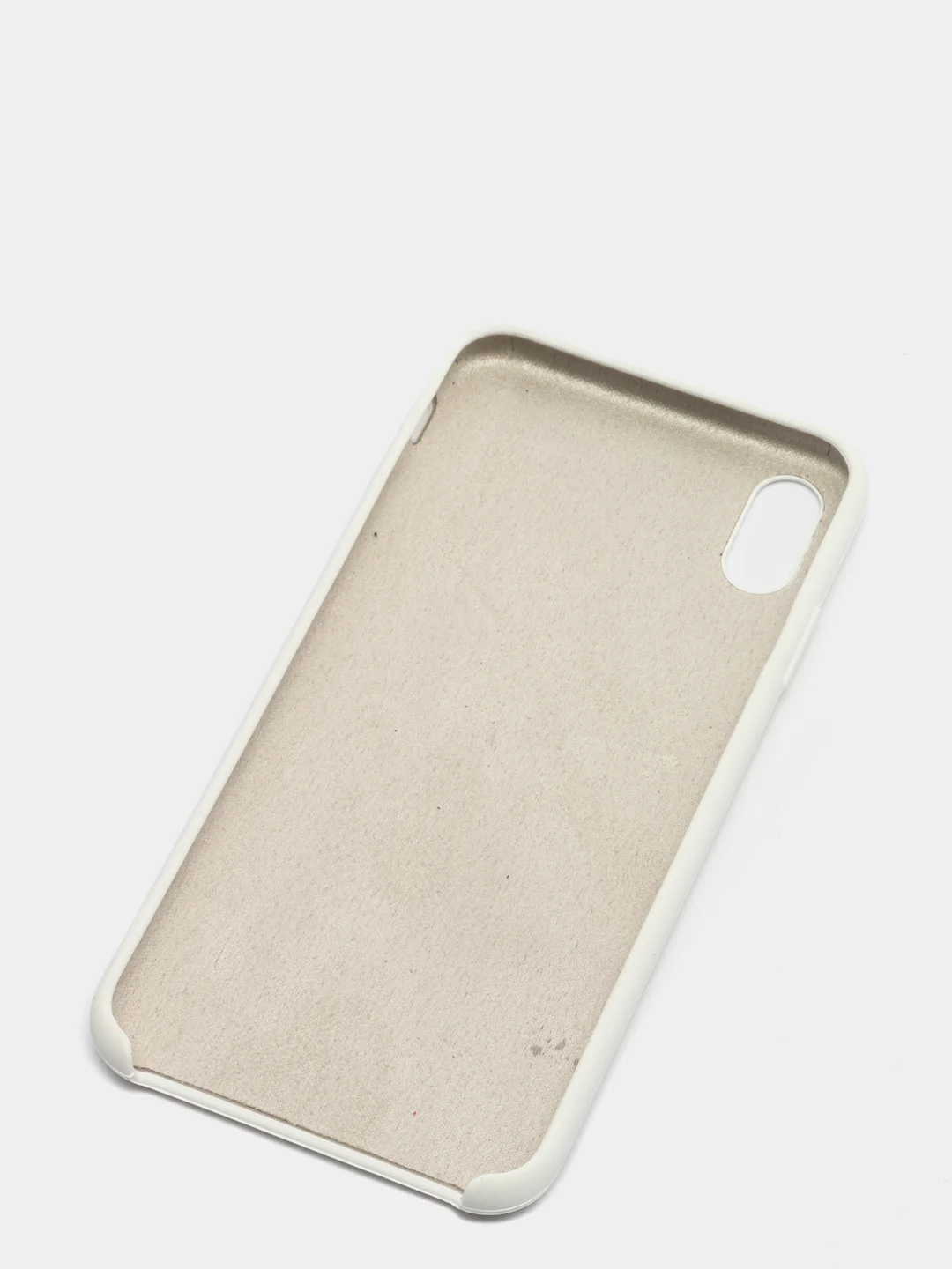 Белый чехол Silicone Case силиконовый с микрофиброй IPhone 5/5s/SE 6/6s 7/8 7+/8+ X/XS / 11 / 12