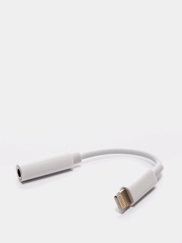 Переходник Lightning - mini jack 3.5  поддержка всех версий iOS